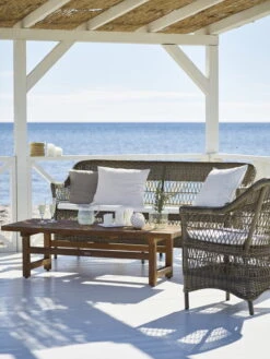 Sika-Design Charlot 2-seater Sofa, Antique Grey - White -Garden Furniture Store 9190T Charlot 3 seater julian beach hf