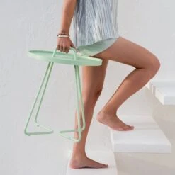 Cane-line On-the-move Table, Small, White -Garden Furniture Store 91CANE line iso 1