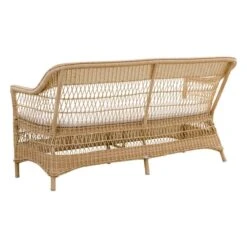 Sika-Design Charlot 3-seater Sofa, Natural - White -Garden Furniture Store 9293U Charlot cushion back