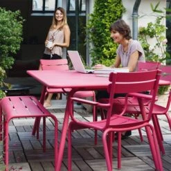 Fermob Luxembourg Table, 80 X 80 Cm, Cotton White -Garden Furniture Store 98Fermob iso 1