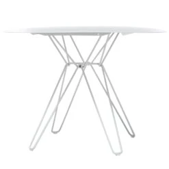 Massproductions Tio Dining Table, 100 Cm, White