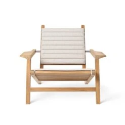 Carl Hansen & Søn AH603B Back Cushion, Agora Life Oat -Garden Furniture Store AH603 teak untreated CU agoralisolifeoat front