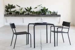 Serax August Chair With Armrests, Narrow, Green -Garden Furniture Store B5019004B 2