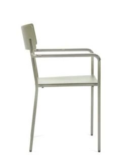 Serax August Chair With Armrests, Narrow, Green -Garden Furniture Store B5020006Cs4