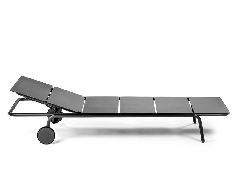 Serax August Sun Lounger, Black 4 Serax August Sun Lounger, Black - Image 4