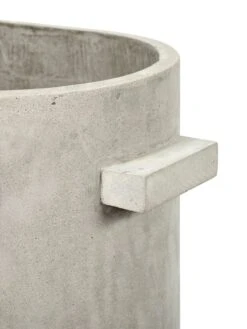 Serax Concrete Plant Pot Oval, 34 X 23 Cm, Grey -Garden Furniture Store B7219101s2