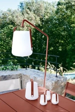 Fermob Balad Lamp 25 Cm, Red Ochre -Garden Furniture Store BALAD OCRE EROUGE PUGET BOOKGSS2021 SEBASTIEN EROME