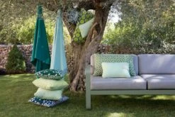 Fermob Bellevie 2-seater Sofa, Cactus - Flannel Grey -Garden Furniture Store BELEVIE CACTUS ACCESSOIRES MONTELIMAR ALBUM2021 AURELIE LECUYER
