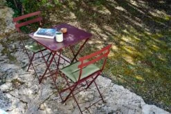 Fermob Bistro Metal Chair, 2 Pcs, Black Cherry -Garden Furniture Store BISTRO CERISE NOIRE BASICS GORDES BCJ23 SEBASTIEN EROME