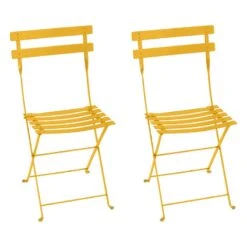 Fermob Bistro Metal Chair, 2 Pcs, Honey Textured