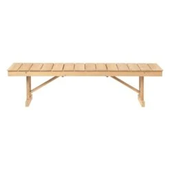 Carl Hansen & Søn BM1871 Bench, Teak -Garden Furniture Store BM1871 teak untreated front