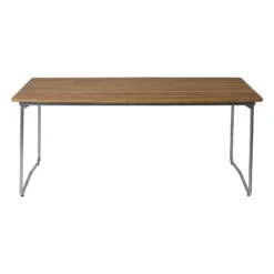 Grythyttan Stålmöbler Table B31, 170 X 92 Cm, Galvanized Steel - Teak