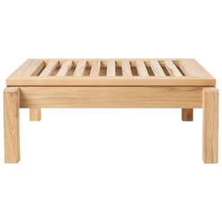 Carl Hansen & Søn AH603 Outdoor Lounger Footrest, Teak