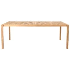 Carl Hansen & Søn AH901 Outdoor Dining Table, 100 X 203 Cm, Teak