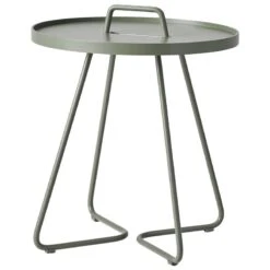 Cane-line On-the-move Table, Small, Dusty Green