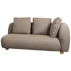 Cane-line Capture 2-seater Sofa, Left Module, Taupe