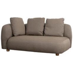 Cane-line Capture 2-seater Sofa, Right Module, Taupe