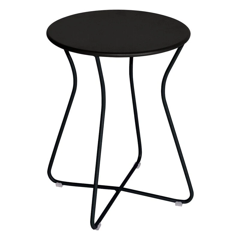 Fermob Cocotte Stool, Liquorice 1 Fermob Cocotte Stool, Liquorice