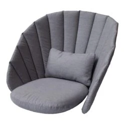 Cane-line Peacock Lounge Chair Cushion Set, Grey