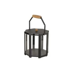 Cane-line Lightlux Lantern With Teak Handle, XS, Lava Grey