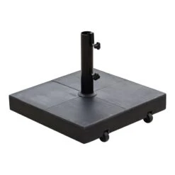 Cane-line Sunshade Parasol Base With Wheels, Black