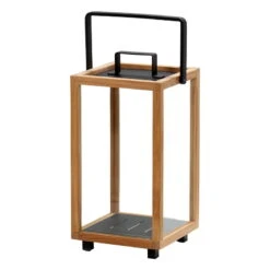 Cane-line Lighthouse Lantern, Small, Teak - Lava Grey