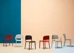 Pedrali Dome 265 Armchair, Grey Beige 11 Pedrali Dome 265 Armchair, Grey Beige -Garden Furniture Store DOME FAMILY 02