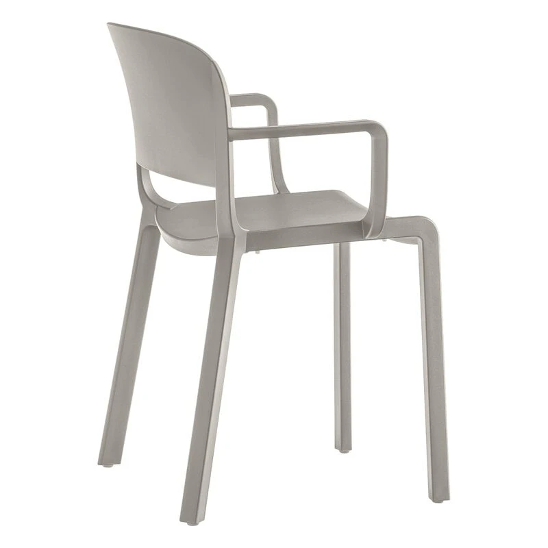 Pedrali Dome 265 Armchair, Grey Beige 4 Pedrali Dome 265 Armchair, Grey Beige - Image 4