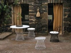 Emu Re-Trouve Table 105 Cm, Matt White -Garden Furniture Store EMU Catalogo2020 Pag200 201 Re Trouve 1