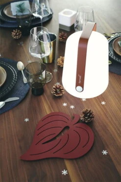 Fermob Balad Lamp 25 Cm, Red Ochre -Garden Furniture Store ENVIE D AILLEURS LADY JANE BALAD SEBASTIEN EROME