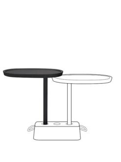 Fatboy Brick's Buddy Extra Table, Anthracite -Garden Furniture Store FATBOY Brick s buddy anthracite packshot 01