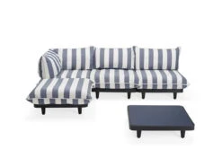 Fatboy Paletti Corner Seat, Stripe Ocean Blue -Garden Furniture Store FATBOY Paletti stripe ocean blue Lounge set JPG RGB