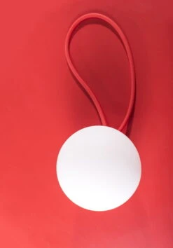 Fatboy Bolleke Lamp, Red -Garden Furniture Store FATBOY bolleke detail red 3