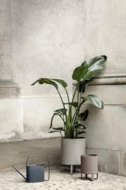 Ferm LIVING Bau Pot, Large, Warm Grey -Garden Furniture Store FERM 7306