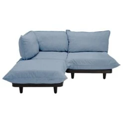 Fatboy Paletti Sofa, 3 Modules, Left, Storm Blue