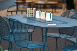 Fermob Balad Lamp 12 Cm, Set Of 3, Nutmeg 6 Fermob Balad Lamp 12 Cm, Set Of 3, Nutmeg -Garden Furniture Store Fermob Nyc ICFF 2019 small28C29jeanluc mege photography 0483