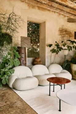 GUBI Carmel Coffee Table, 60 X 60 Cm, Black - Rock Red -Garden Furniture Store GUBI SICILIA121410220458