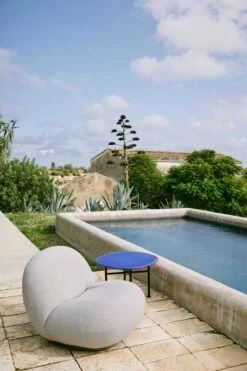 GUBI Pacha Outdoor Lounge Chair, Swivel Base, Libera 003 -Garden Furniture Store GUBI SICILIA121410220551