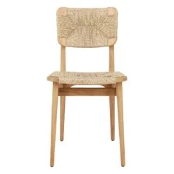 GUBI C-Chair Outdoor, Natural - Teak -Garden Furniture Store Gubi 10086053 FRT C Chair DiningChair Outdoor