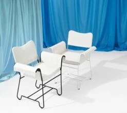 GUBI Tropique Chair, White - Udine 06 -Garden Furniture Store Gubi Gubi Goes Al Fresco Tropique 1