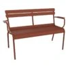 Fermob Luxembourg 2-seater Bench, Red Ochre