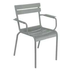Fermob Luxembourg Armchair, Lapilli Grey