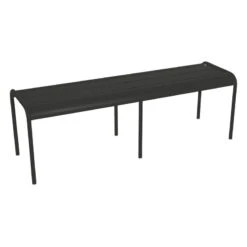 Fermob Luxembourg Bench, 145 Cm, Liquorice