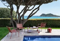 Fermob Luxembourg Low Armchair, Cedar Green -Garden Furniture Store LUXEMBOURG OCRE RAMATUELLE RESIDENTIAL DESIGNER2021 NICOLAS MATHEUS