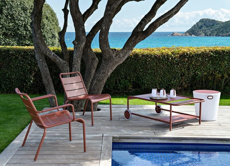 Fermob Luxembourg Low Armchair, Liquorice 6 Fermob Luxembourg Low Armchair, Liquorice - Image 6