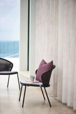 Cane-line Lean Chair Cushion, Grey -Garden Furniture Store Lean lounge chair