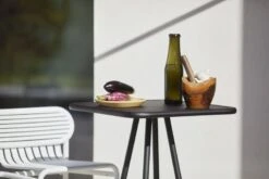 Petite Friture Week-end High Stool, White -Garden Furniture Store M0740909 M0741401 weekend high stool and table white black 28C29Ola Rindal lifestyle HD28129