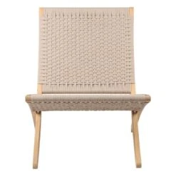 Carl Hansen & Søn MG501 Cuba Outdoor Lounge Chair, Teak - Sesame 083