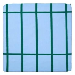 Marimekko Tiiliskivi Seat Cushion, Light Blue - Green