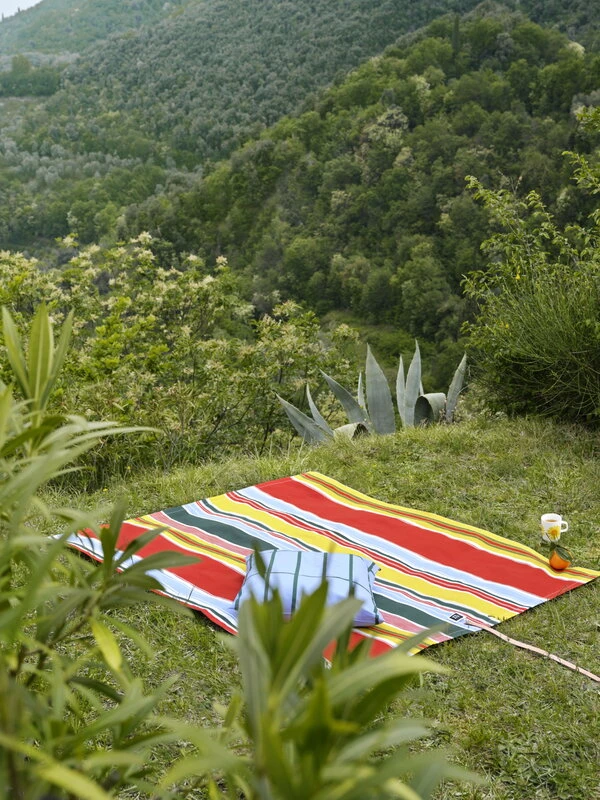 Marimekko Tiiliskivi Cushion Cover, 50 X 50 Cm, L.blue - Green 2 Marimekko Tiiliskivi Cushion Cover, 50 X 50 Cm, L.blue - Green - Image 2